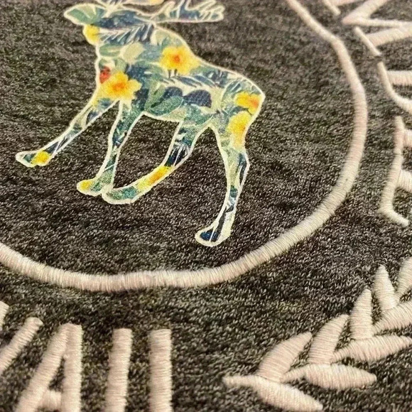 Abercrombie Kids Hawaii Embroidered Logo Gray 13-14 kid, adult xs-s - Picture 8 of 8